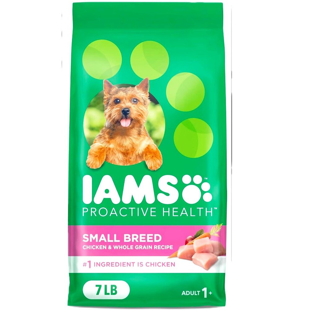 SOLD  IAMS Proactive Health Small Breed Dog Real Chicken 7lb Bag  NEW